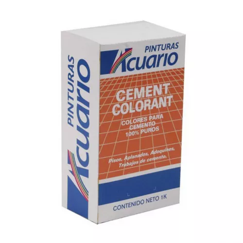 Colorante Cemento Rojo Oxido B. 1K Acuario Ca93310