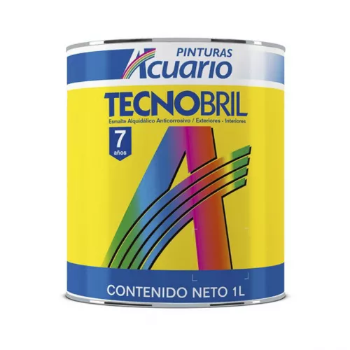 Esmalte Alquidalico 1L Blanco Tecnobril Acuario Ev20010 - ACUARIO