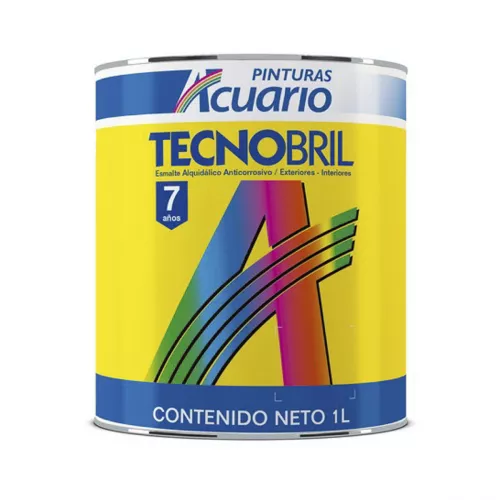 Esmalte Alquidalico 1L Azul Fuerte Tecnobri Acuario Ev20310 - ACUARIO