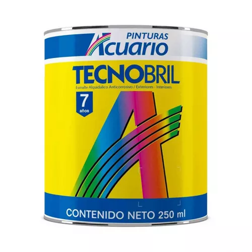Esmalte Alquidalico 250Ml Blanco Mate Tecno Acuario Ev22102 - ACUARIO