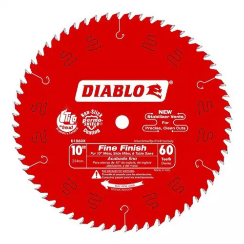 Sierra Circular 10X5/8 60 Dientes C-Tung P Diablo F03F013248 - DIABLO