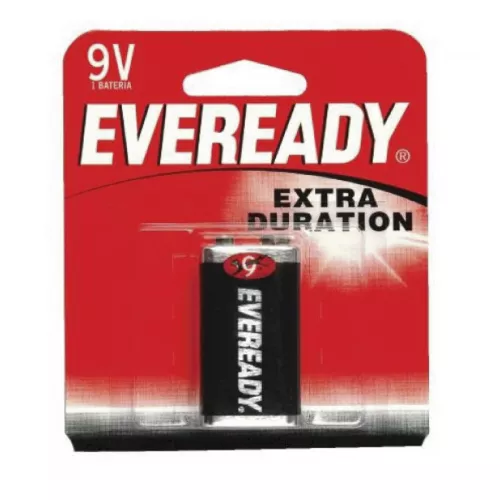 Pila Zinc Carbon 9V Cuadrada Eveready Eveready E301320700 - EVEREADY