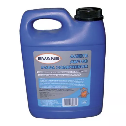 Aceite Compresor Liquido 01.00L 33.81Oz Evans Rc-Aw100-1