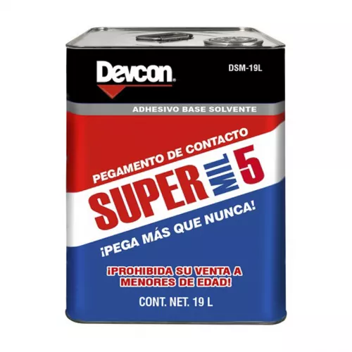 Adhesivo Contacto Super Mil 19L 642Oz Devcon Dsm-19L-1 - DEVCON