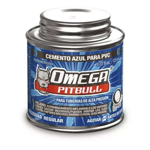 Cemento Pvc Azul 125Ml Omega Solder Ca100018
