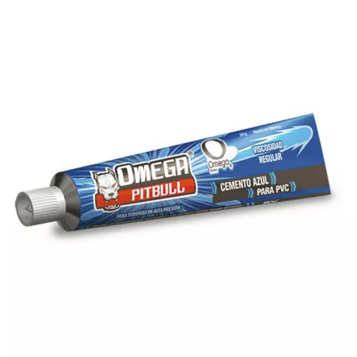 Cemento Pvc Azul 50Ml Tubo Omega Solder Ca100050
