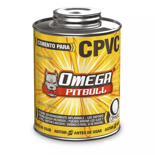 Cemento Cpvc Amarillo 500Ml Omega Solder Cpvc0500 - OMEGA SOLDER