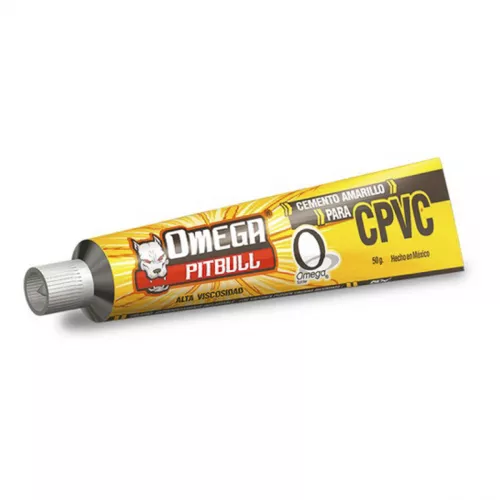 Cemento Cpvc Amarillo 50Ml Tubo Omega Solder Cpvc1050