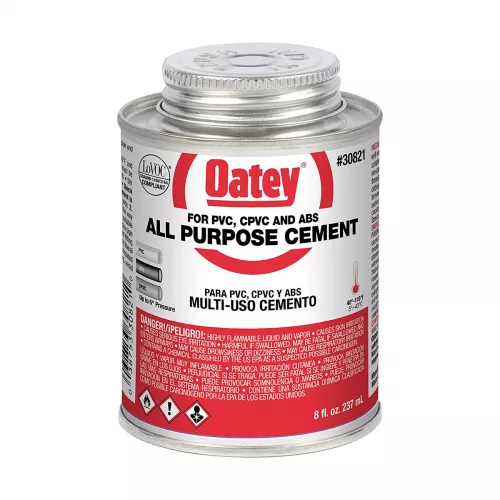 Cemento P/Pvc/Cpvc/Abs 237Ml 8Oz. Beige Seca Oatey 32341Mx - Oatey