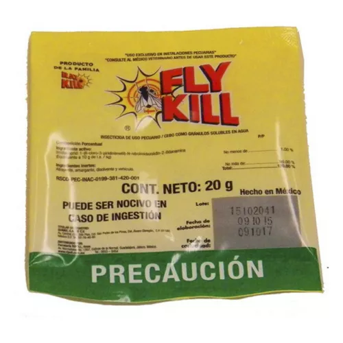 Insecticida Moscas Perlas Sobre 20Gr Fly-Kill Rat-Kill R-260