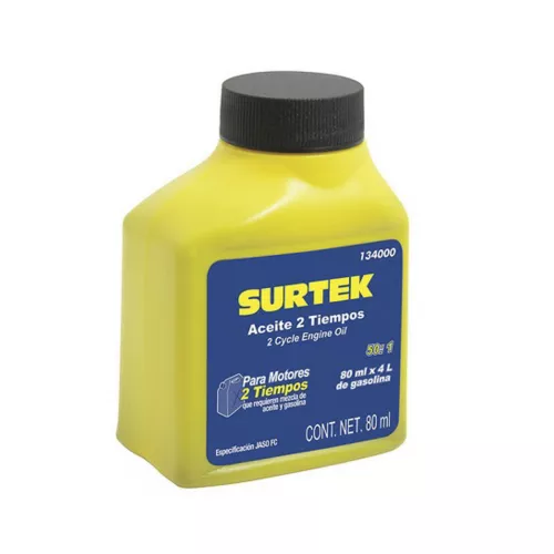 Aceite Motor 2 Tiempos Liquido 080Ml 2.71Oz Surtek 134000 - SURTEK