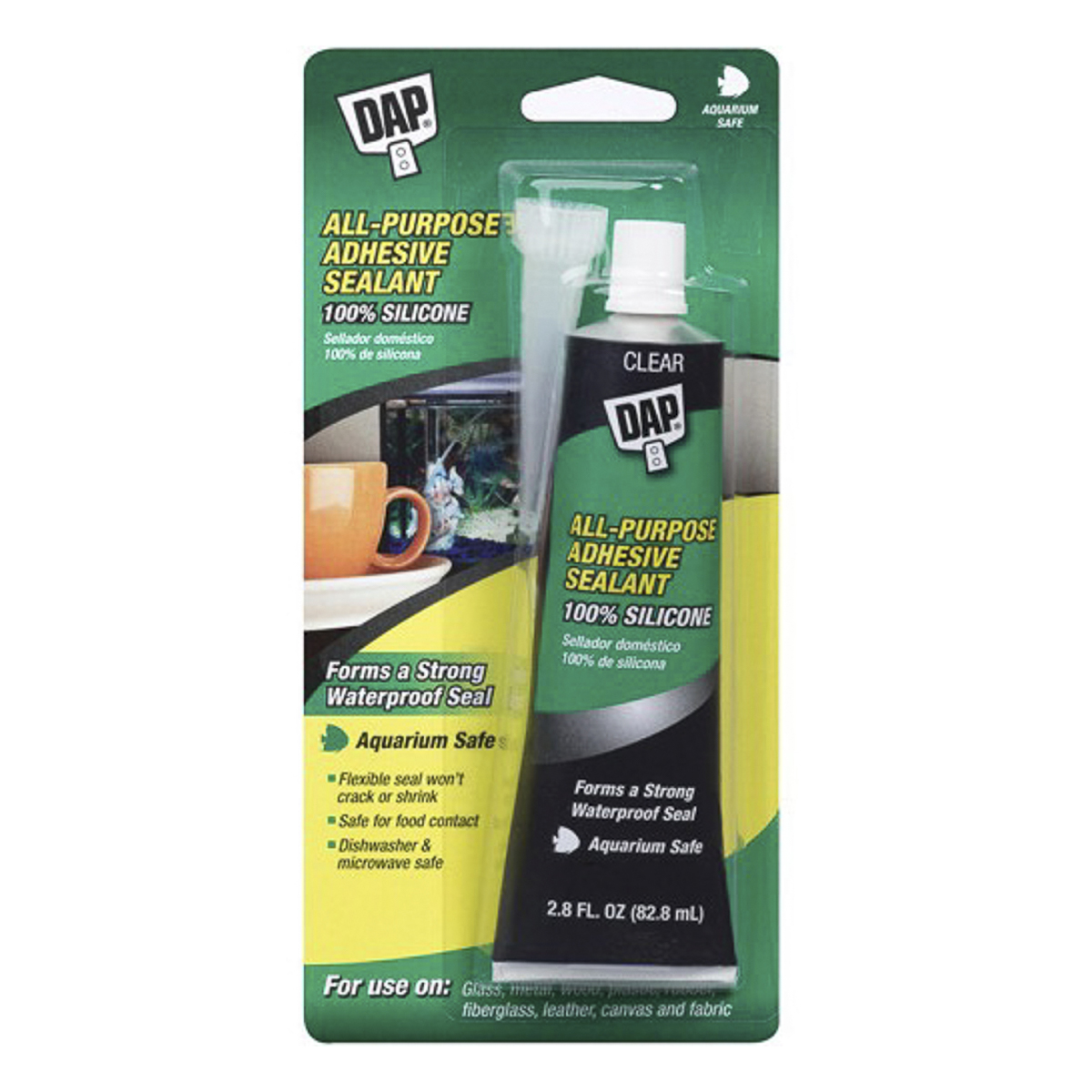 Silicon Adhesivo Transparente Tubo 82.8Ml Dap 755 | DAP | Tauber