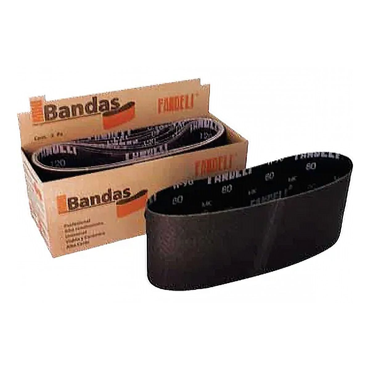 5 Banda Lija 3X21 G 120 Vidrio W-98 Sic Fandeli 503 | FANDELI | Tauber |  Ferretería y Herramienta